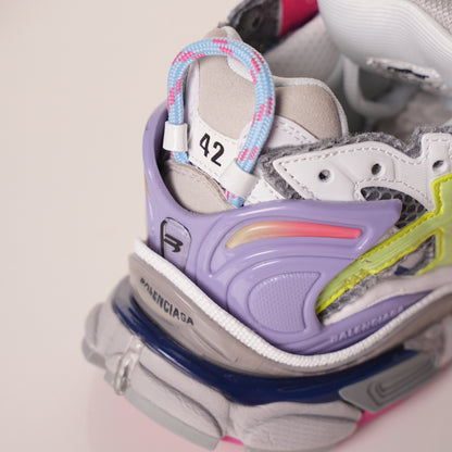 Balenciaga Runner White Yellow Purple 677402 W3RH5 0308