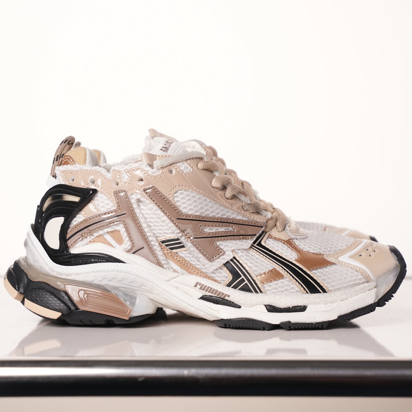 Balenciaga Runner Rice Pla Tinum 677403 W3RB3 9891