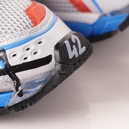 Balenciaga Runner White And Blue Printing 677402 W3RB6 1264