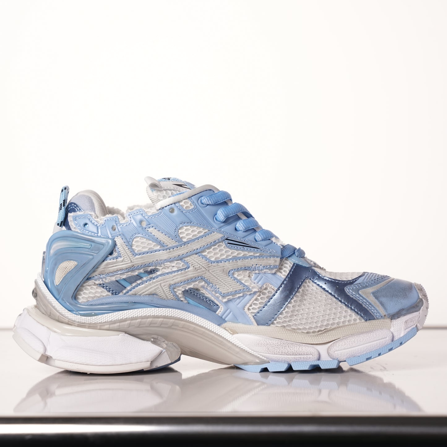 Balenciaga Runner White Light Blue 677402 W3RB2 9744