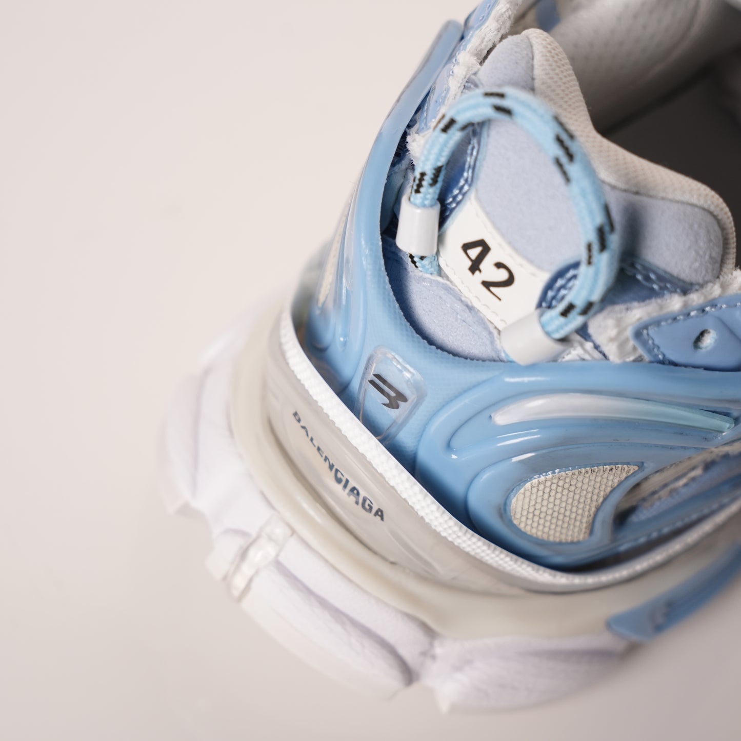 Balenciaga Runner White Light Blue 677402 W3RB2 9744