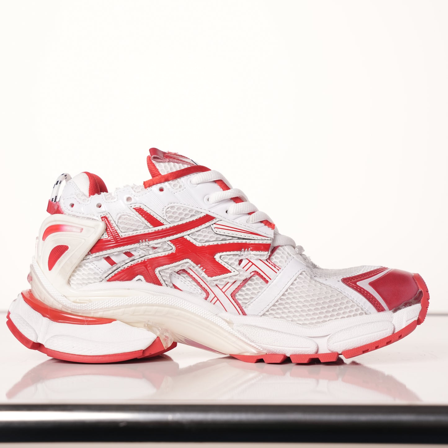 Balenciaga Runner White Red 677402 W3RB2 9060