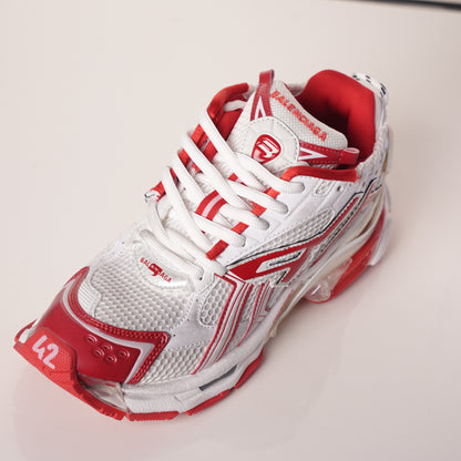 Balenciaga Runner White Red 677402 W3RB2 9060