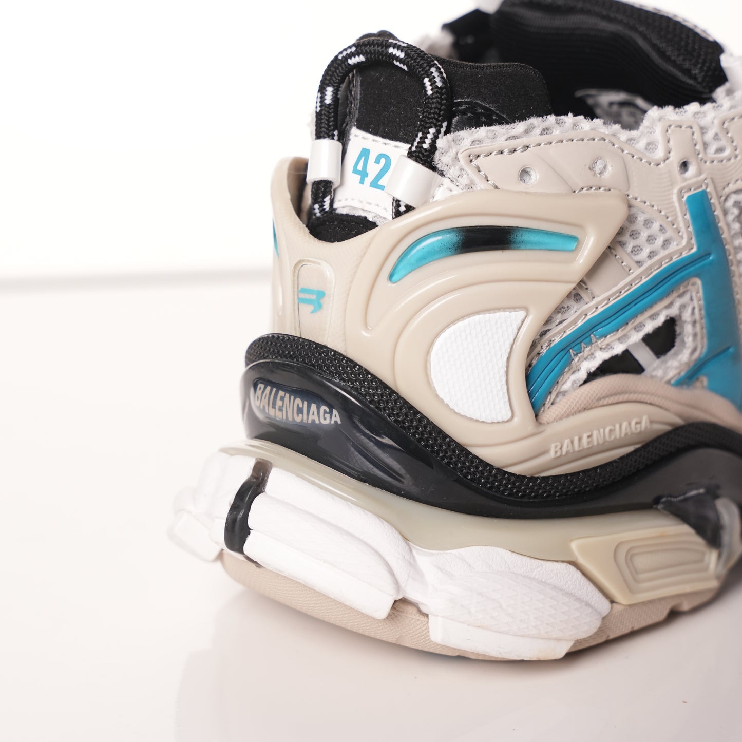 Balenciaga Runner Black Champagne Blue