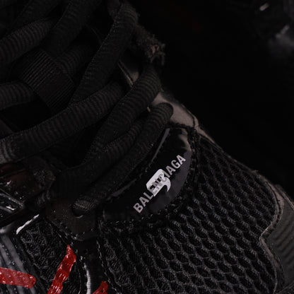 Balenciaga Runner Black And Red Characters 677402 W3RB1 0102