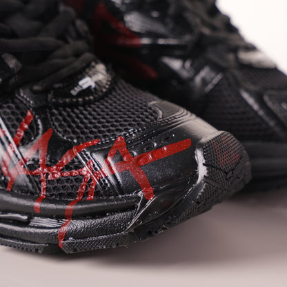 Balenciaga Runner Black And Red Characters 677402 W3RB1 0102