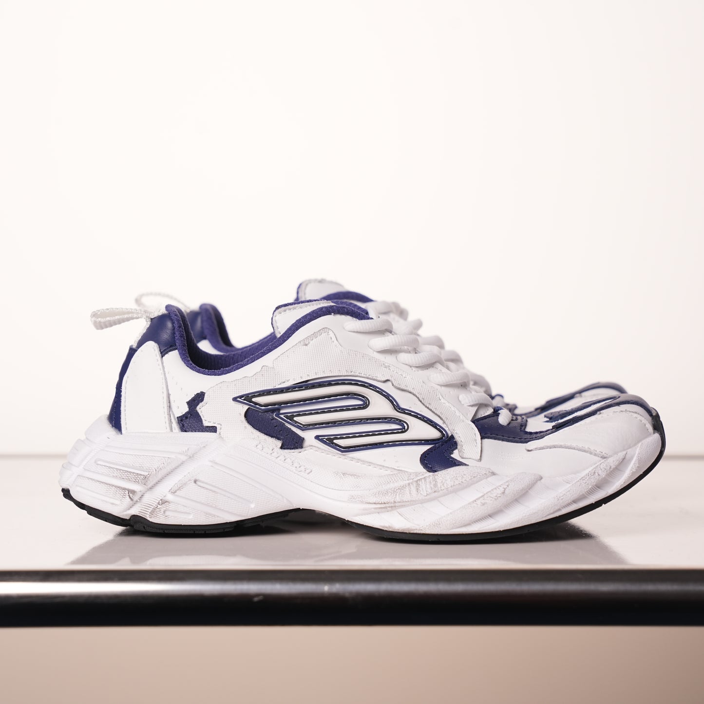 Balenciaga Monday shoe White Blue