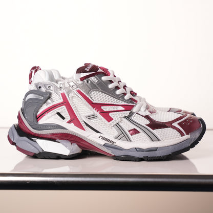 Balenciaga Runner White Wine Red