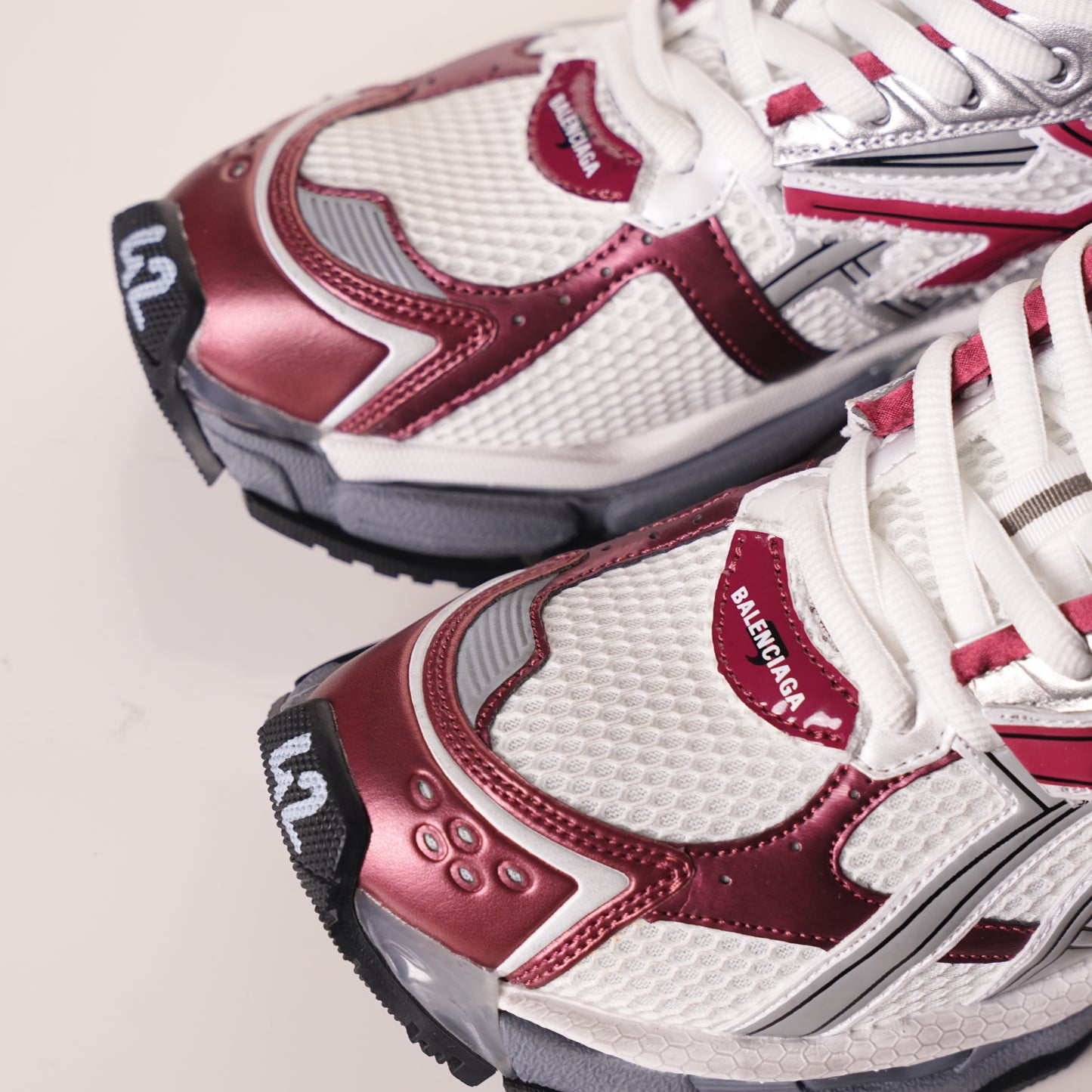 Balenciaga Runner White Wine Red