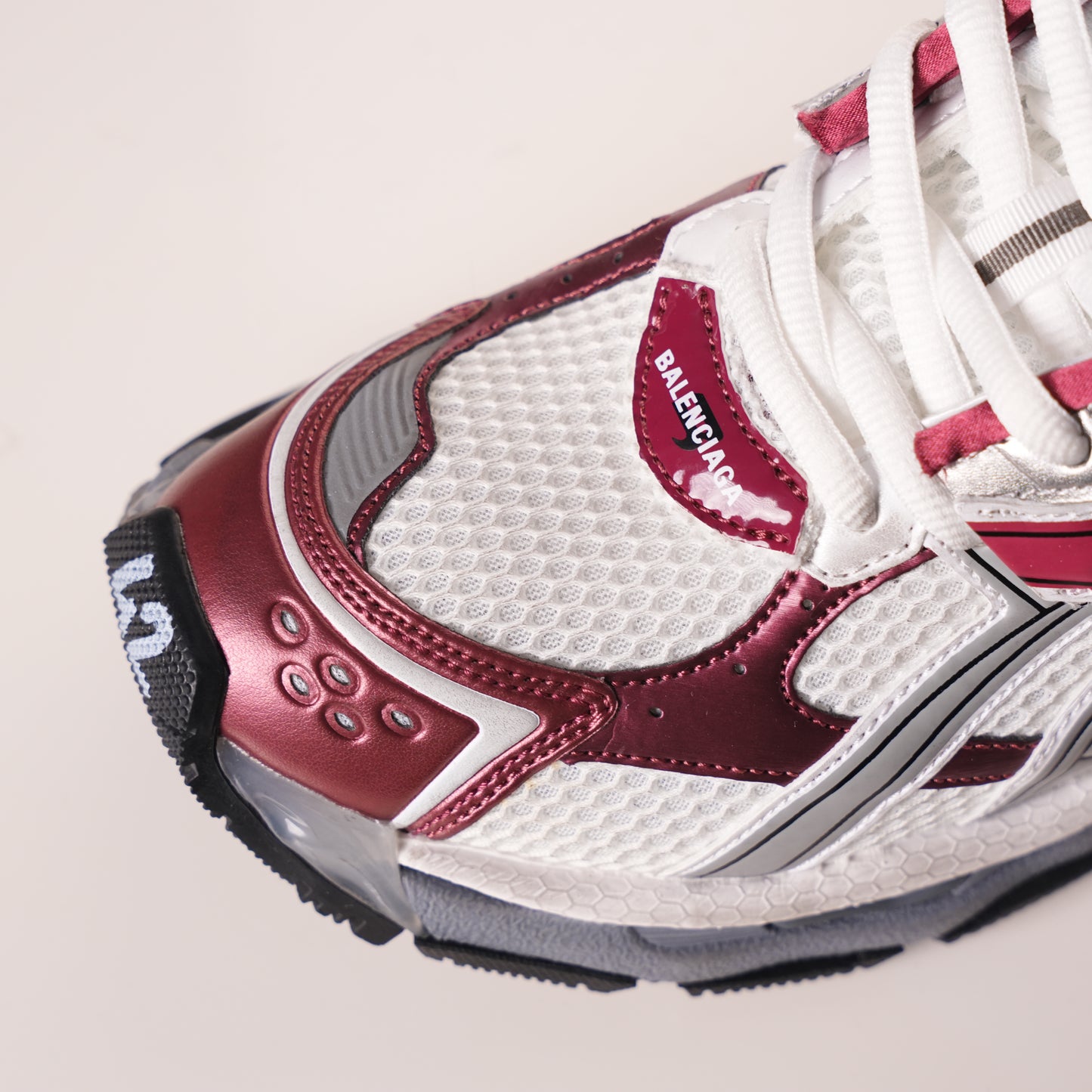 Balenciaga Runner White Wine Red