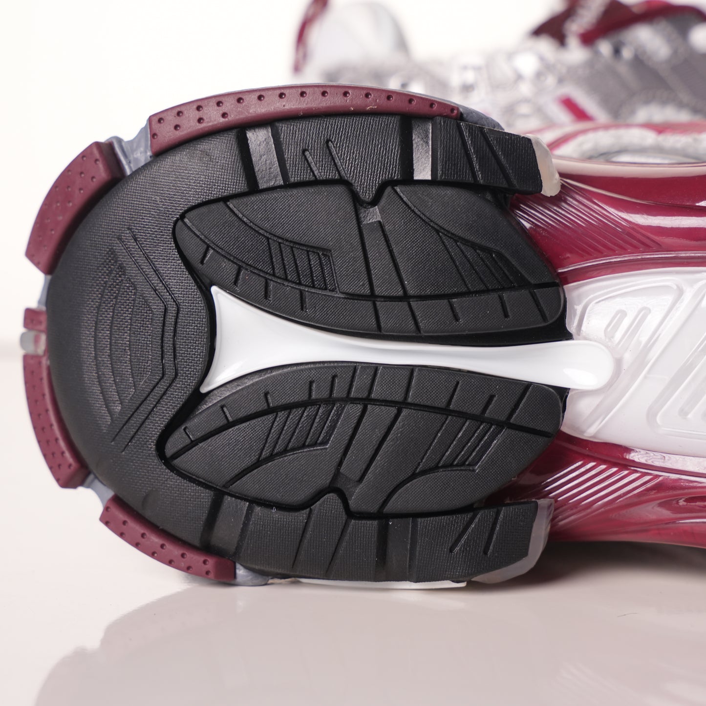 Balenciaga Runner White Wine Red