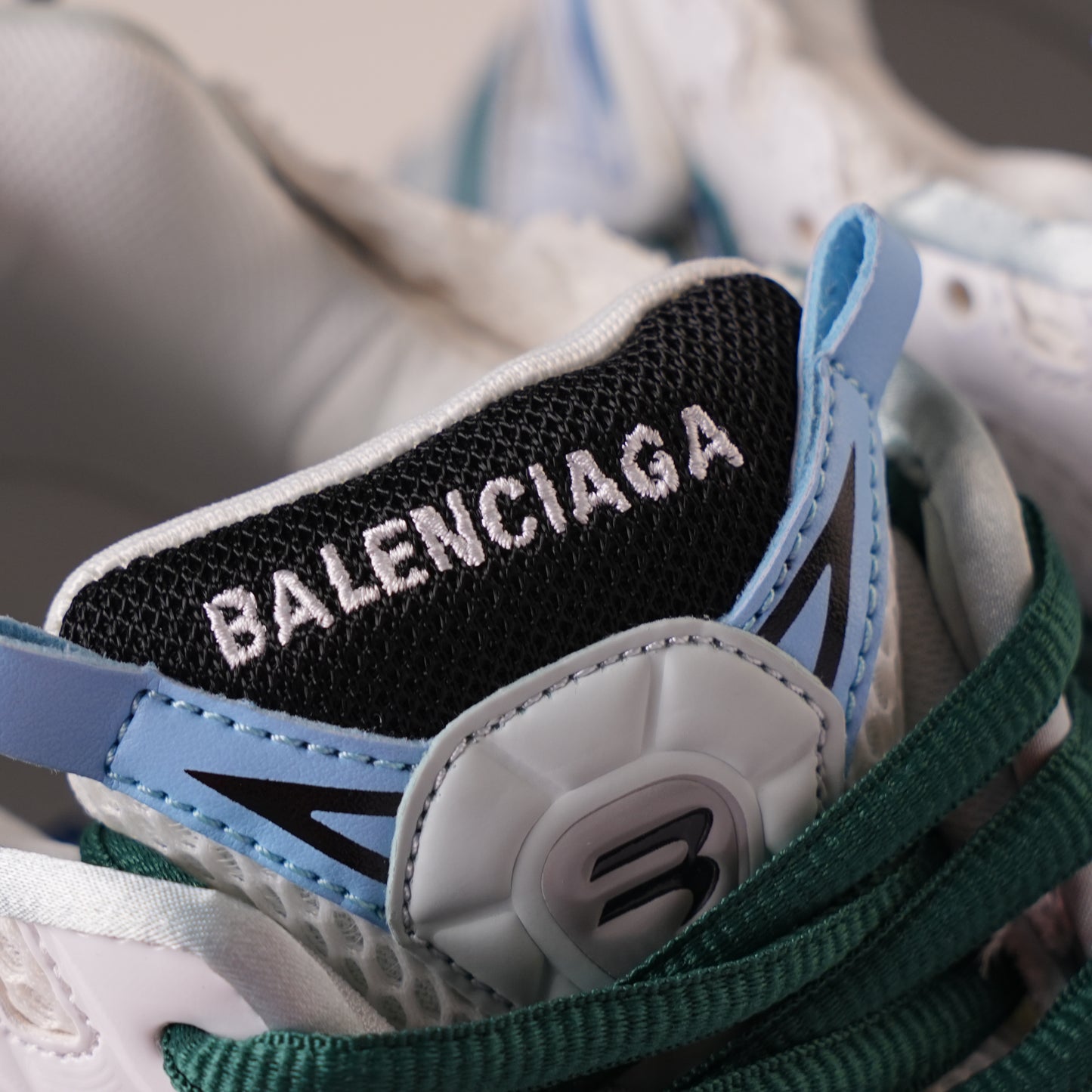 Balenciaga Runner Sneaker 'White Green Blue' 772774 W3RMU 0623