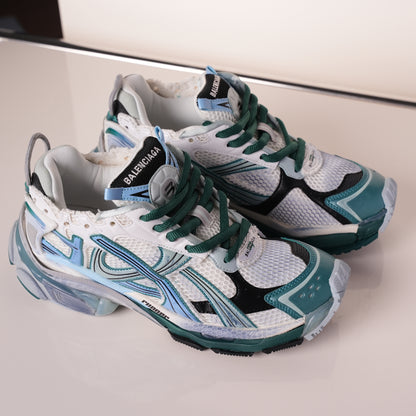 Balenciaga Runner Sneaker 'White Green Blue' 772774 W3RMU 0623