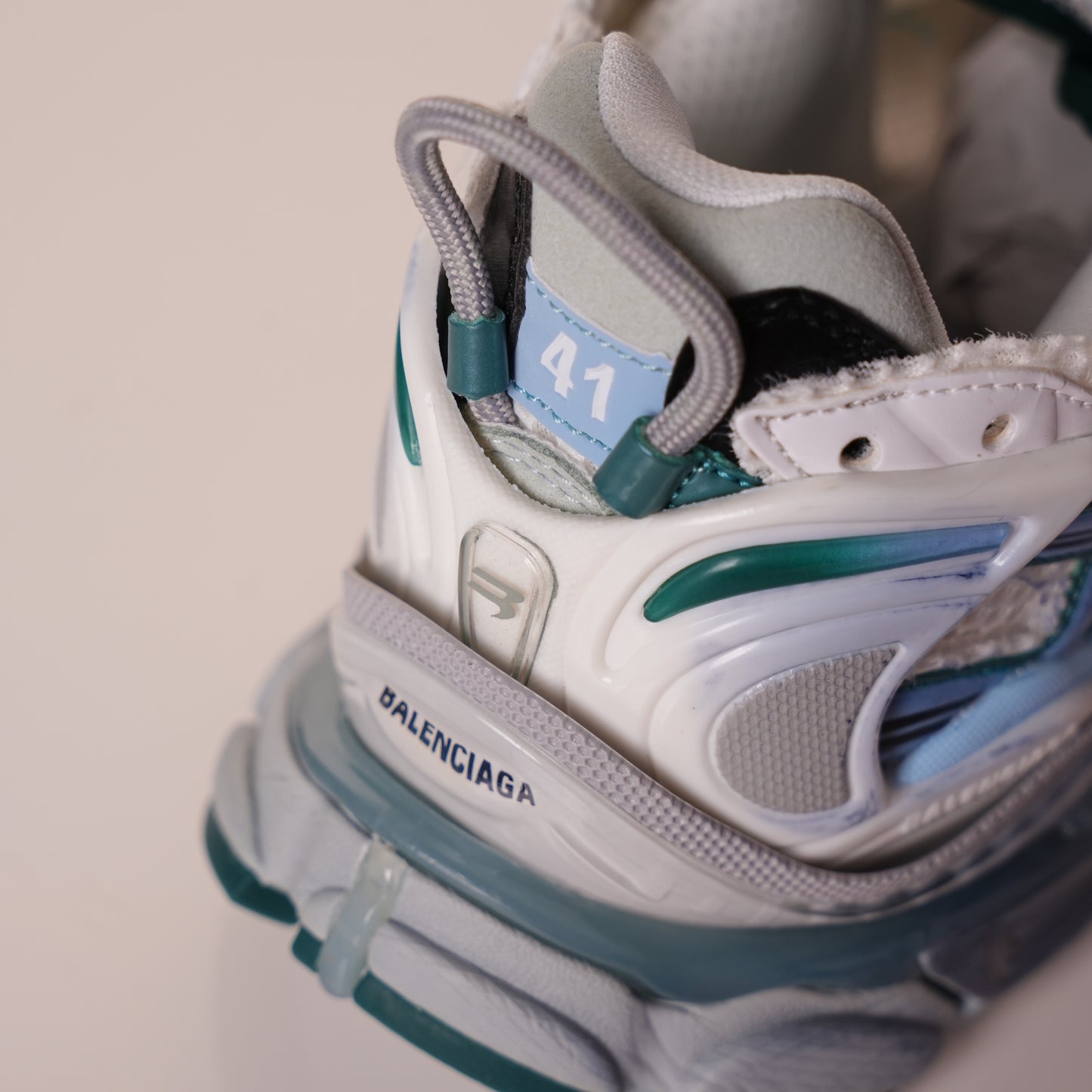 Balenciaga Runner Sneaker 'White Green Blue' 772774 W3RMU 0623