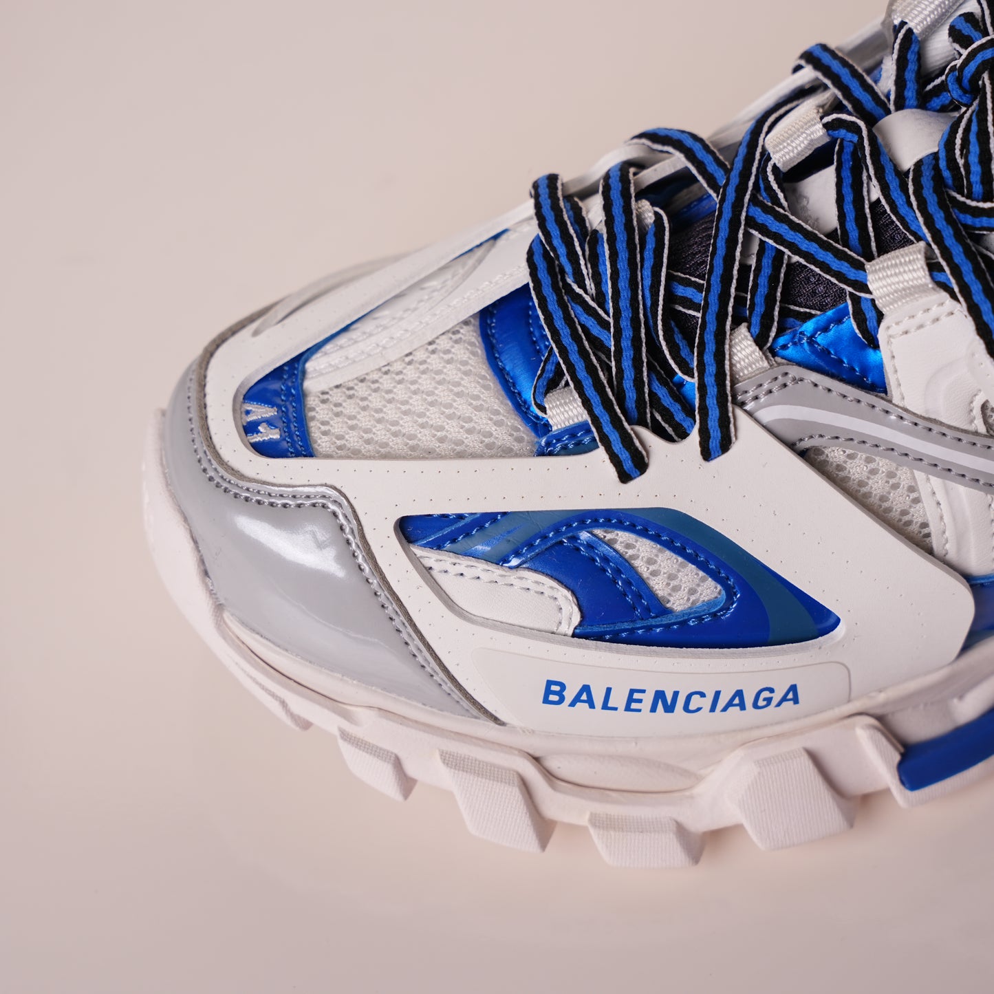 Balenciaga Track Sneaker White Grey Blue