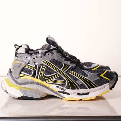 Balenciaga Runner Sneaker Grey Black Yellow 772767 W3RMU 1279