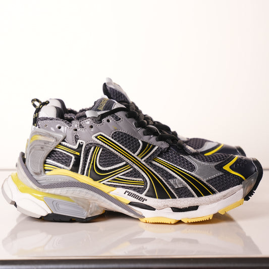 Balenciaga Runner Sneaker Grey Black Yellow 772767 W3RMU 1279