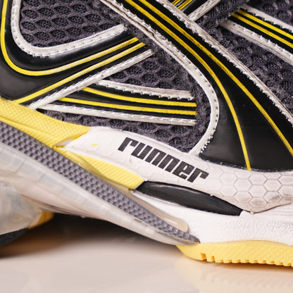Balenciaga Runner Sneaker Grey Black Yellow 772767 W3RMU 1279