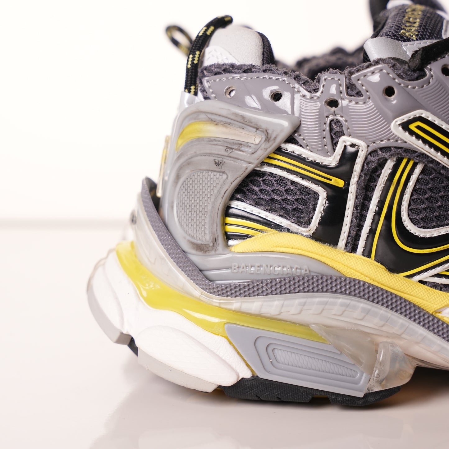 Balenciaga Runner Sneaker Grey Black Yellow 772767 W3RMU 1279