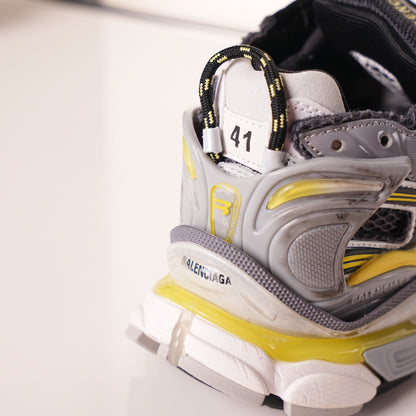 Balenciaga Runner Sneaker Grey Black Yellow 772767 W3RMU 1279