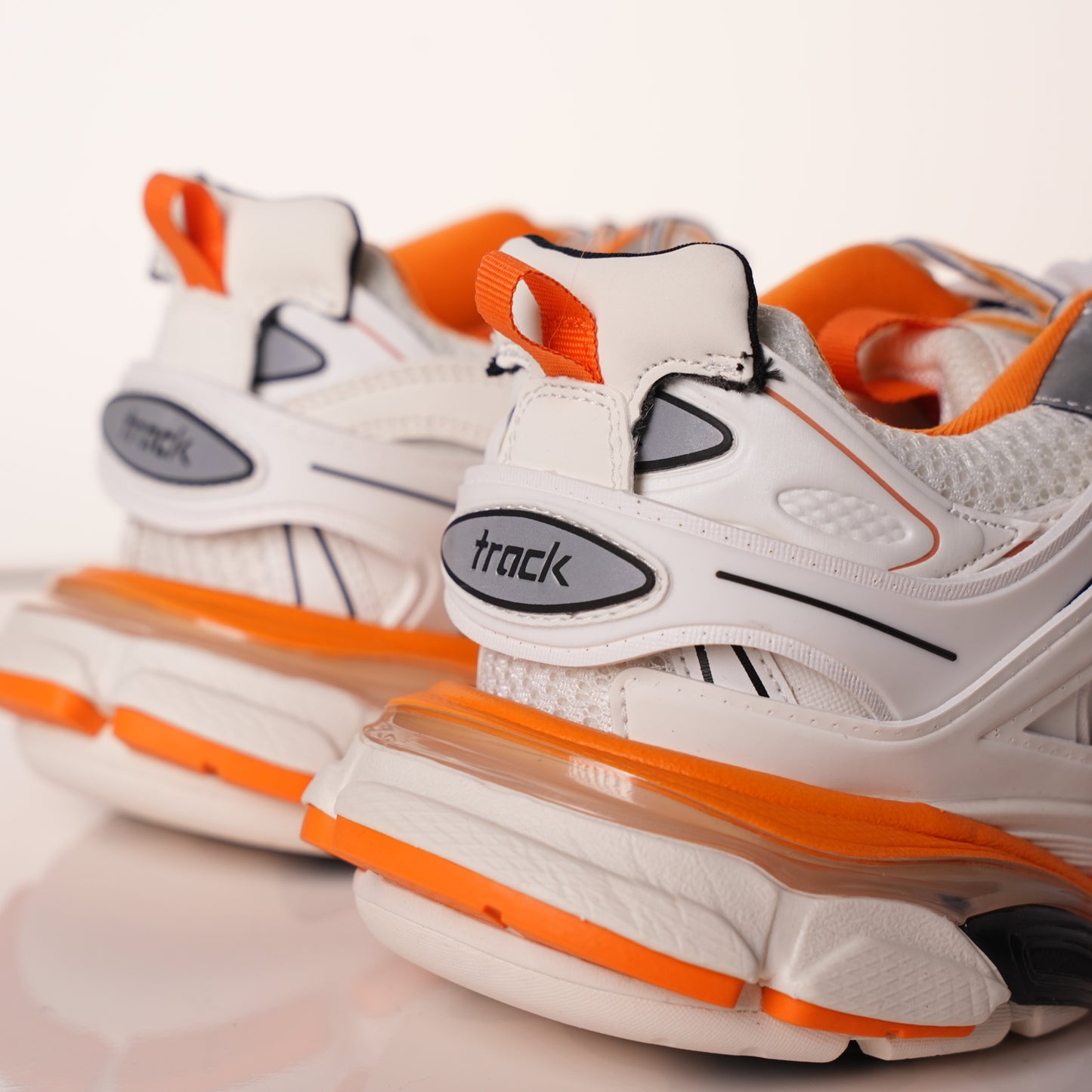 Balenciaga Track White Orange 542436 W1GB7 9059 (No LED)