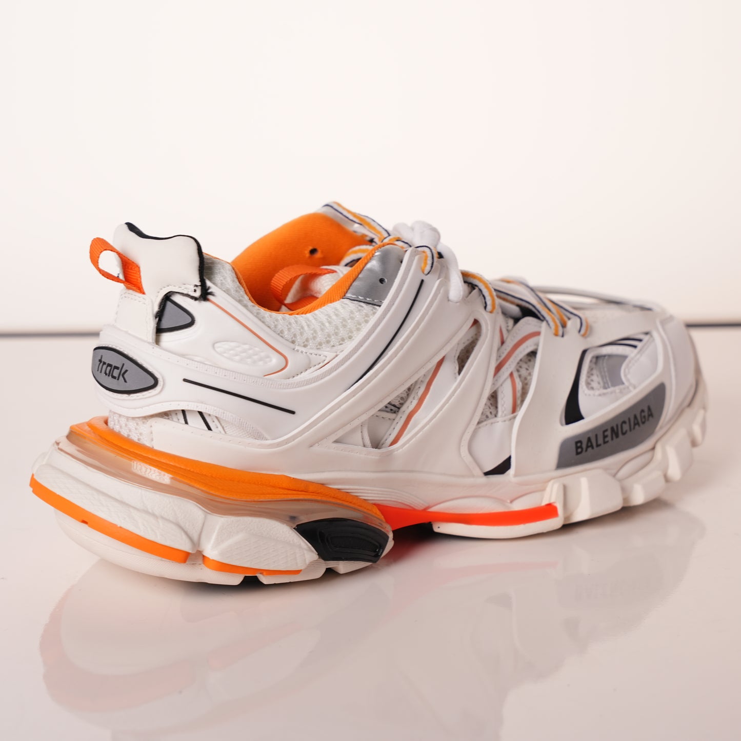 Balenciaga Track White Orange 542436 W1GB7 9059 (No LED)