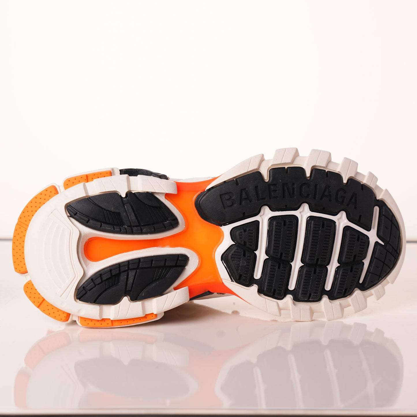 Balenciaga Track White Orange 542436 W1GB7 9059 (No LED)
