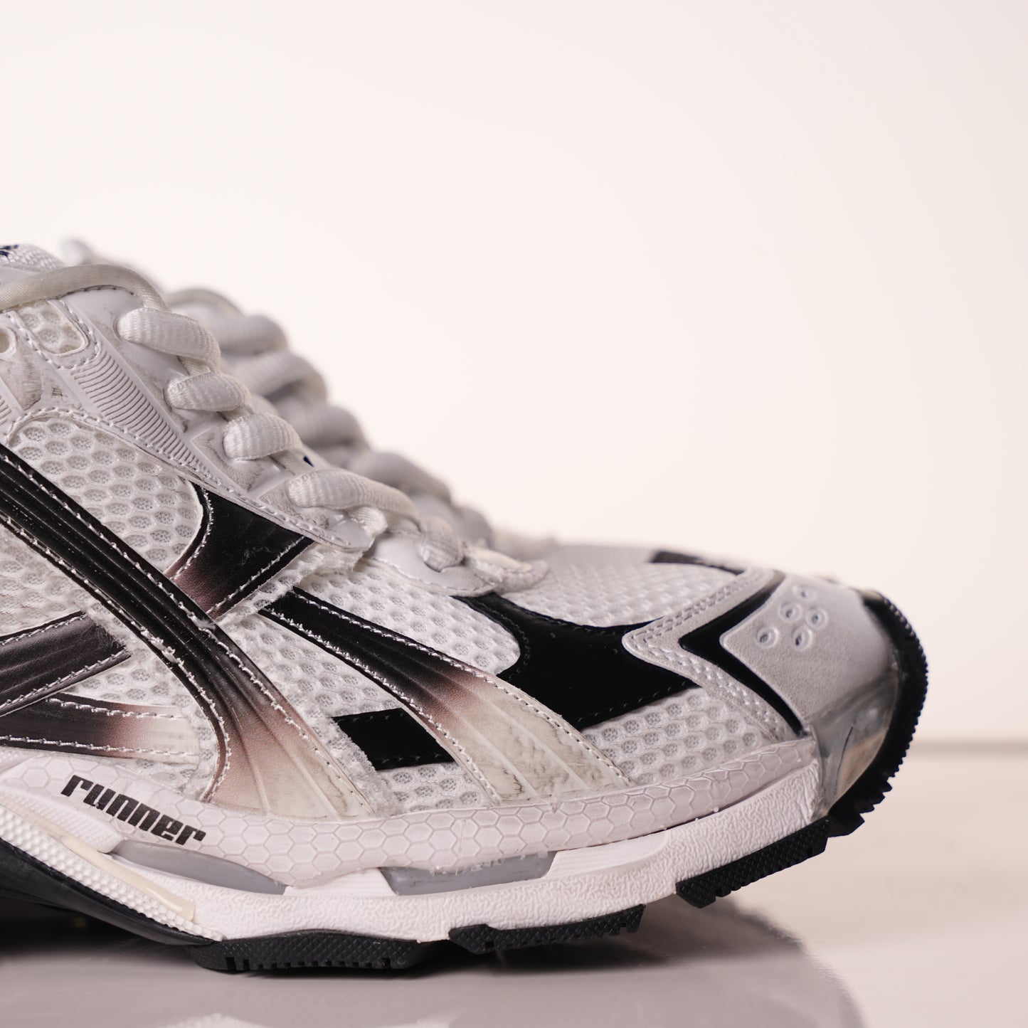Balenciaga Runner Sneaker Grey White Black