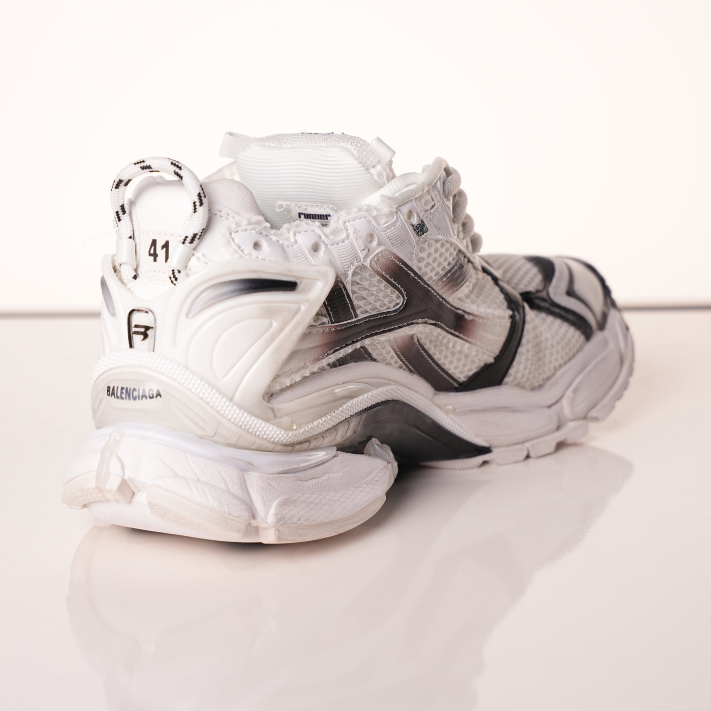 Balenciaga Runner Sneaker Grey White Black