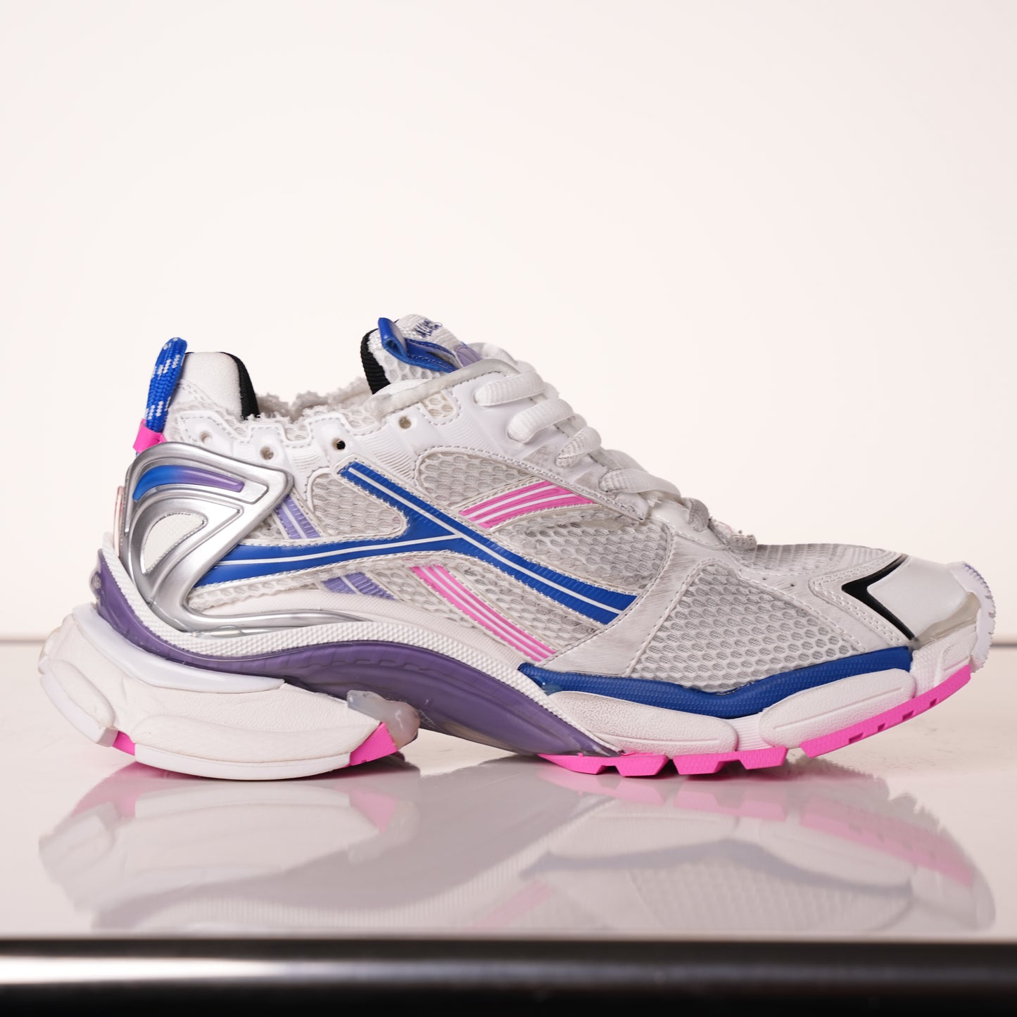 Balenciaga Runner Sneaker Purple Blue Powder 772767 W3RNY 6120