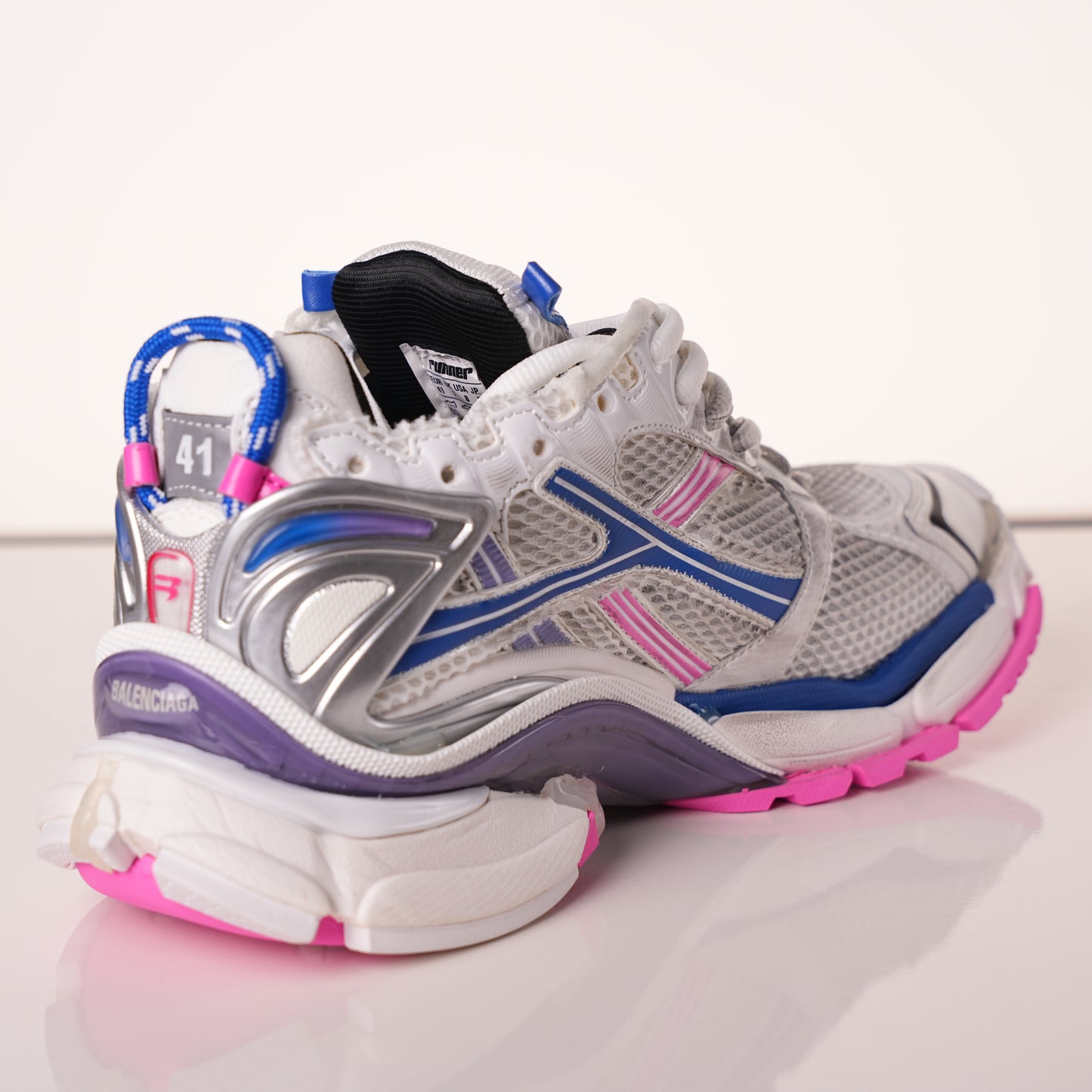 Balenciaga Runner Sneaker Purple Blue Powder 772767 W3RNY 6120