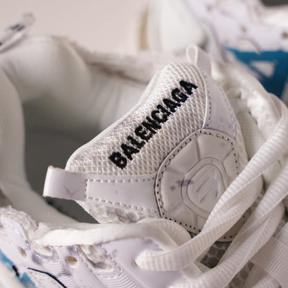 Balenciaga Runner Sneaker 'Graffiti - White Blue' 772774 W3RBQ 9040