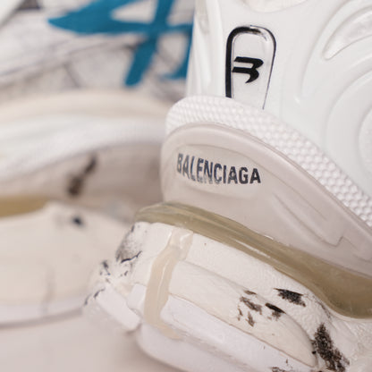 Balenciaga Runner Sneaker 'Graffiti - White Blue' 772774 W3RBQ 9040
