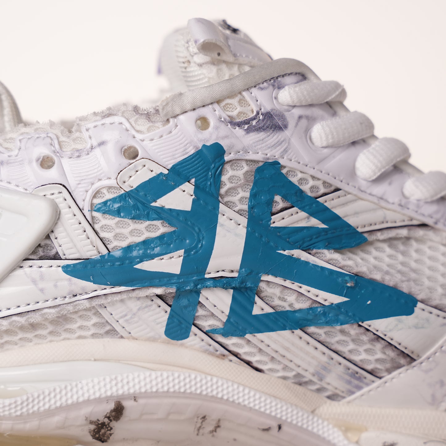 Balenciaga Runner Sneaker 'Graffiti - White Blue' 772774 W3RBQ 9040