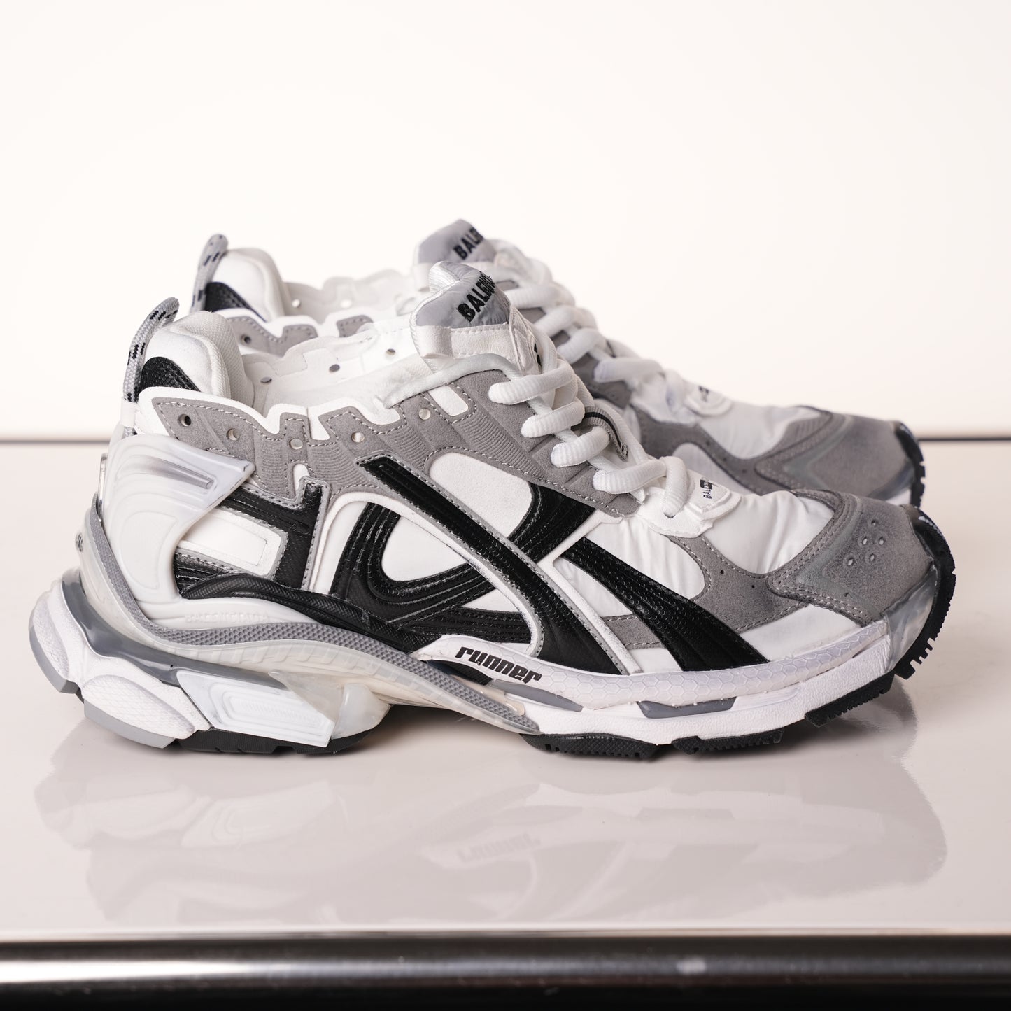 Balenciaga Runner Sneaker Grey White Black