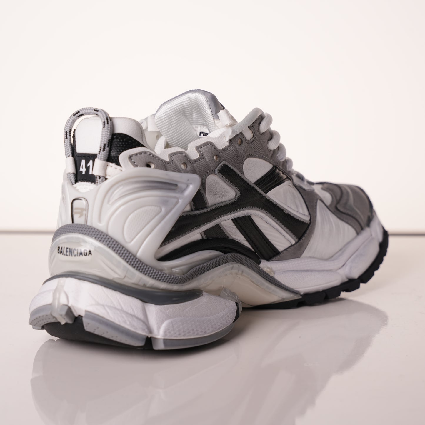 Balenciaga Runner Sneaker Grey White Black