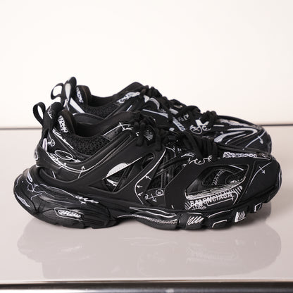 Balenciaga Track Black Black&White Painting