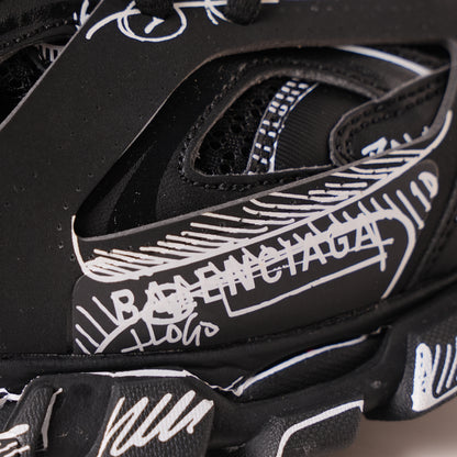 Balenciaga Track Black Black&White Painting