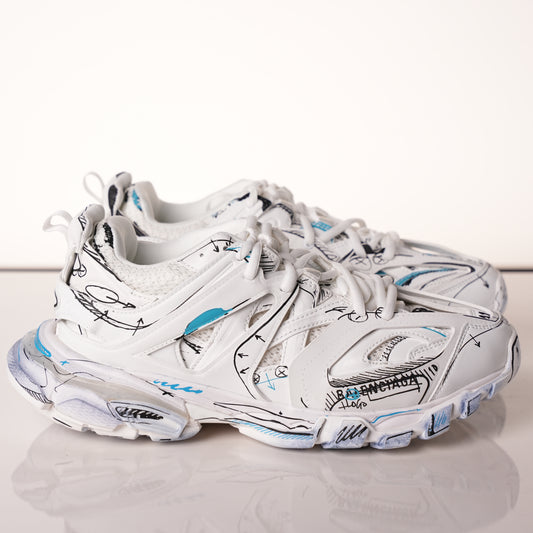 Belenicaga Track Sneaker 'White 542023 W3SRA 9014