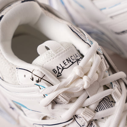 Belenicaga Track Sneaker 'White 542023 W3SRA 9014