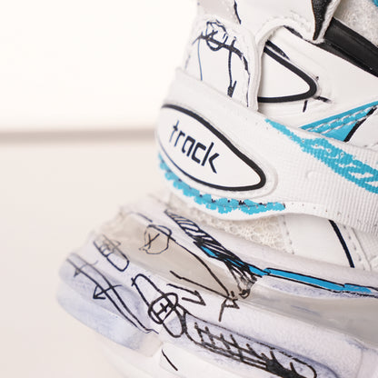 Belenicaga Track Sneaker 'White 542023 W3SRA 9014
