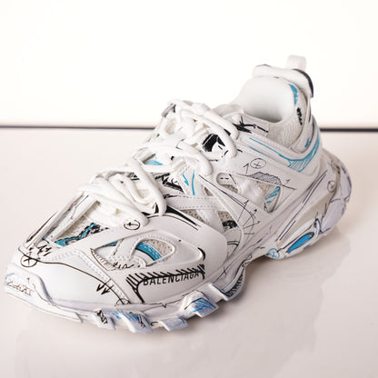 Belenicaga Track Sneaker 'White 542023 W3SRA 9014