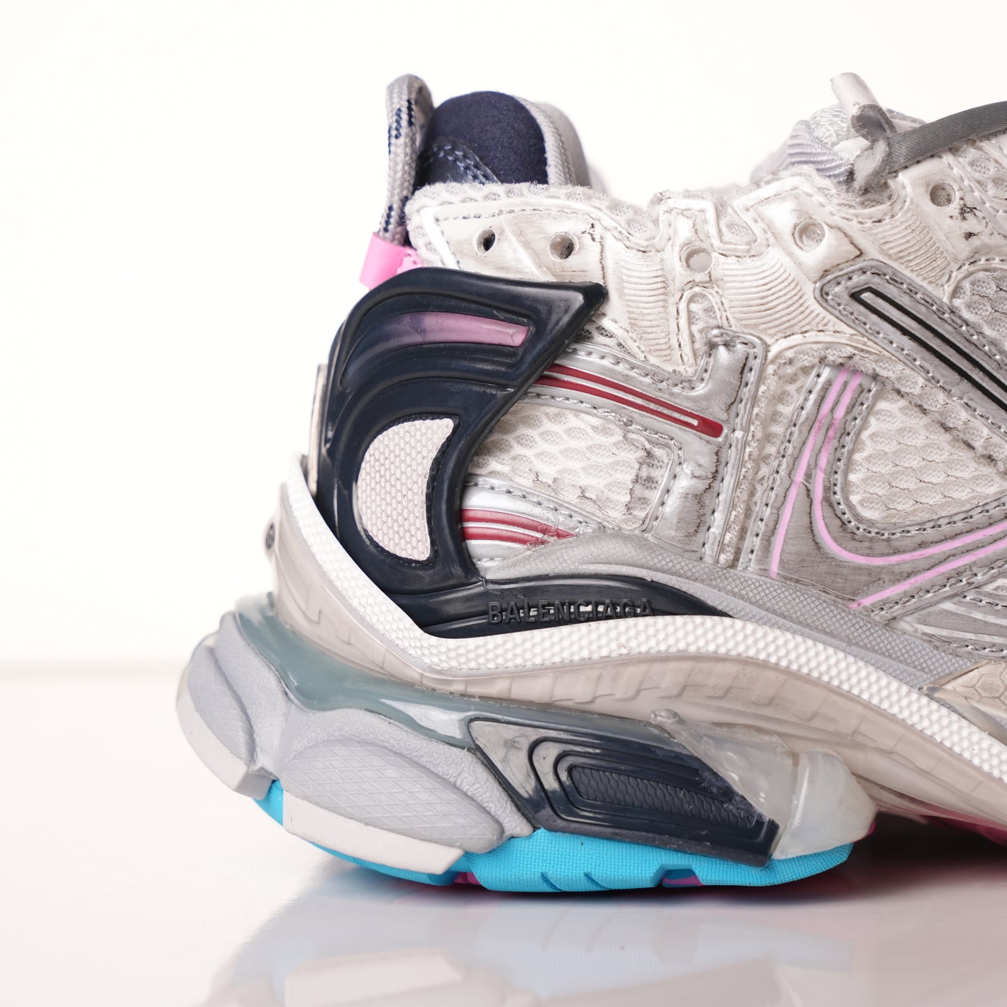 Balenciaga Runner Grey pink blue