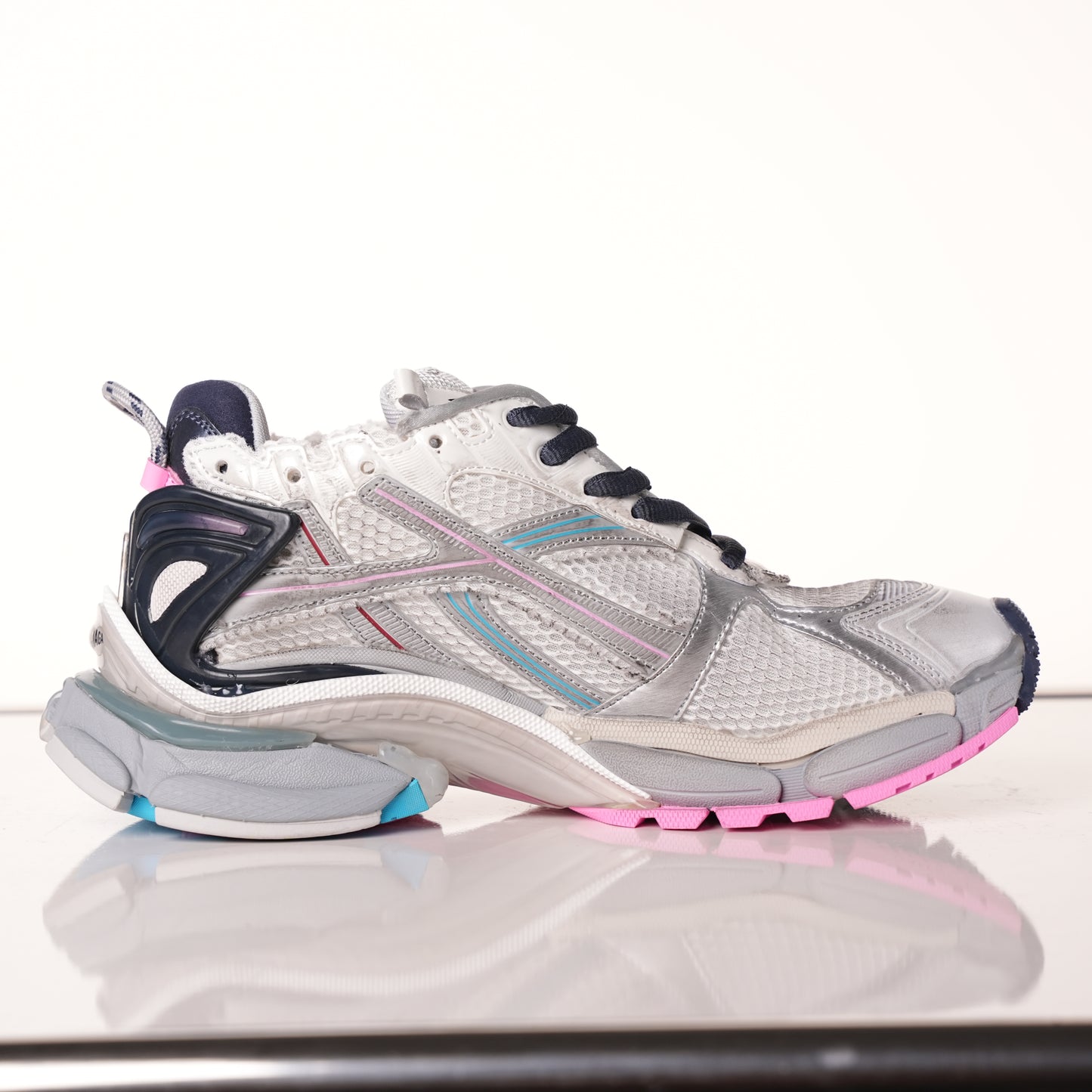 Balenciaga Runner Grey pink blue
