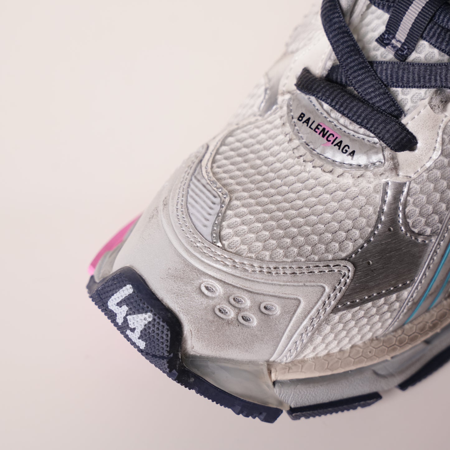 Balenciaga Runner Grey pink blue