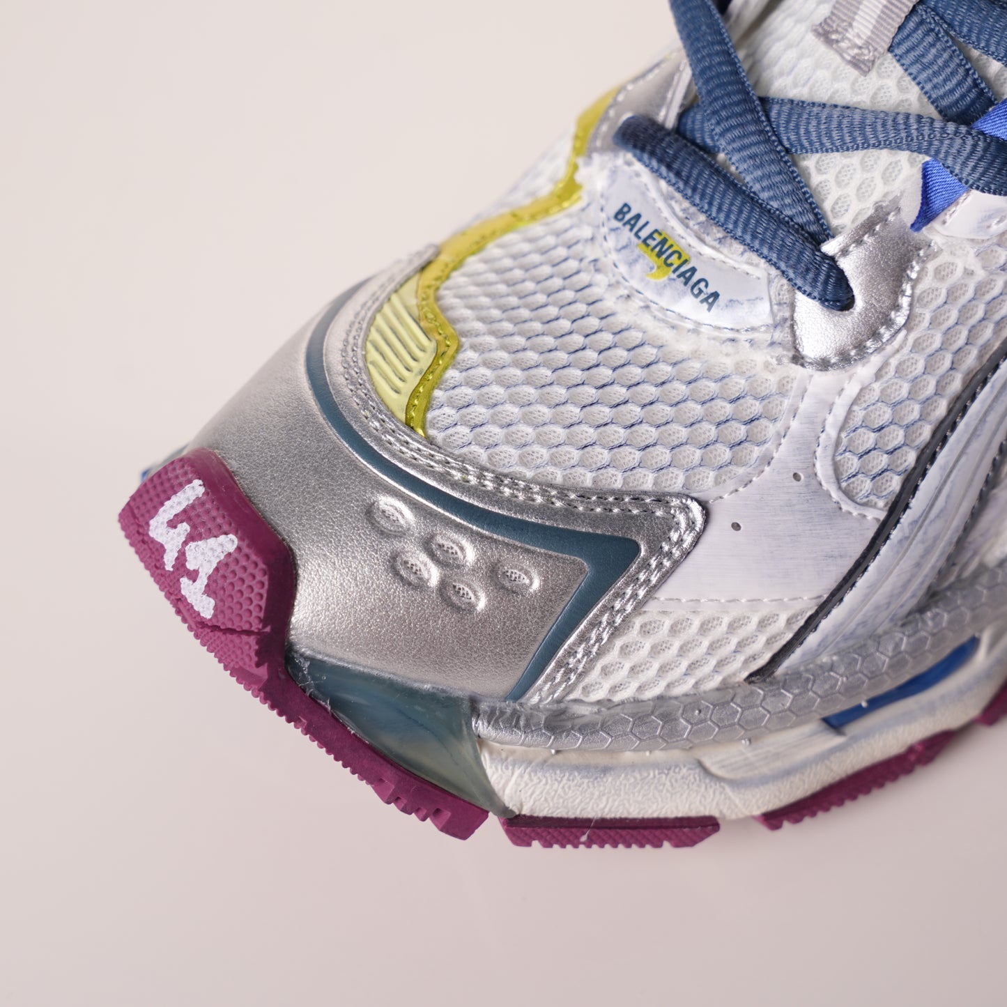 Balenciaga Runner Sneaker 'White Purple Blue' 772767 W3RMU 9547