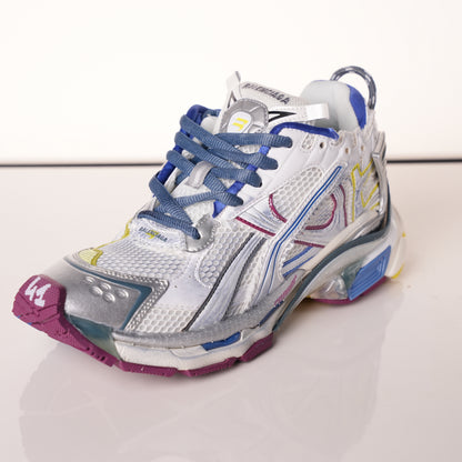 Balenciaga Runner Sneaker 'White Purple Blue' 772767 W3RMU 9547