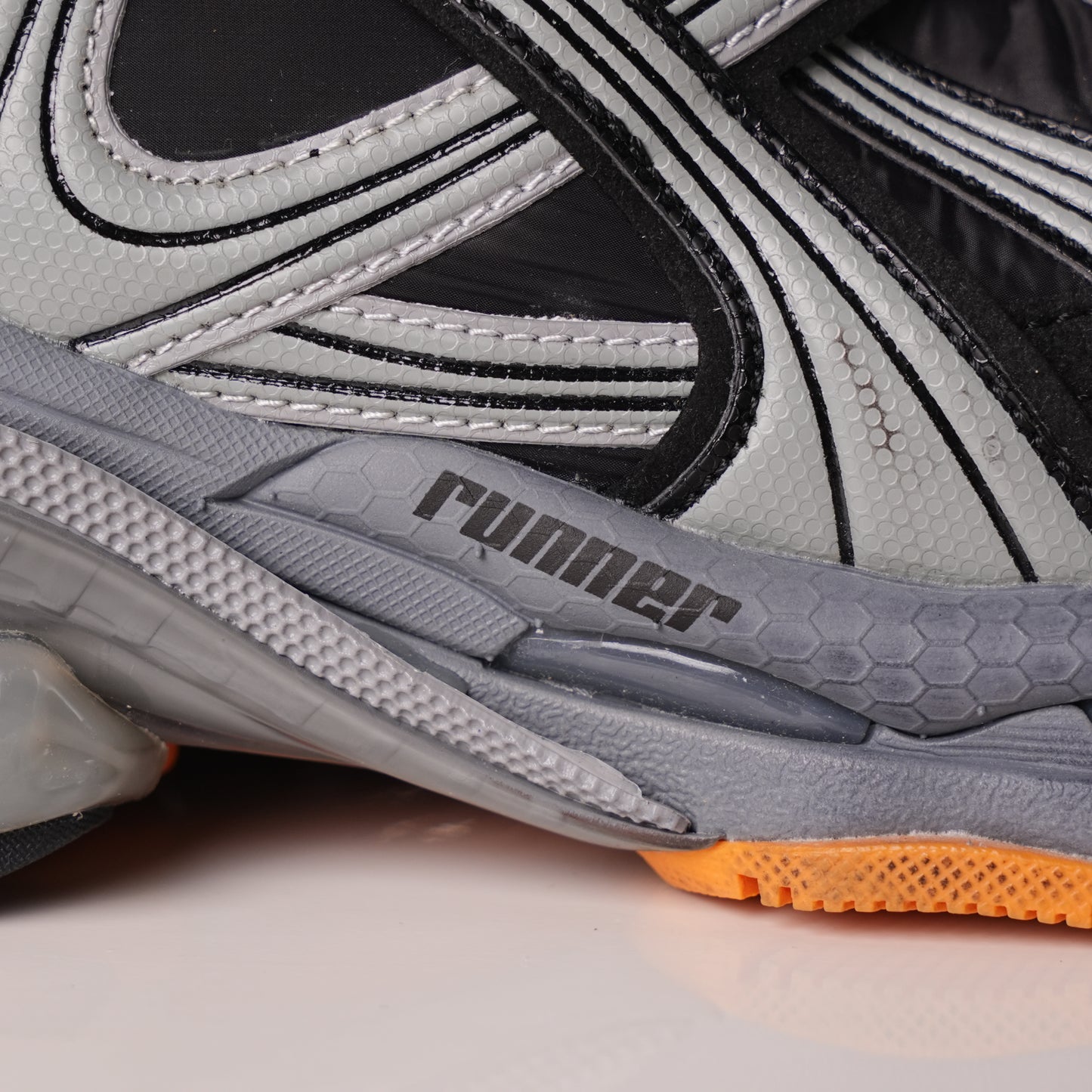 Balenciaga Runner Sneaker 'Black Fluo Orange' 772774 W3RNY 1878