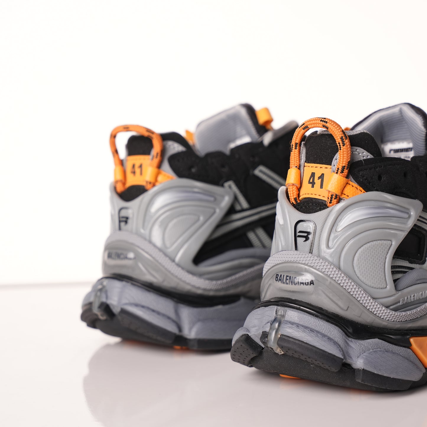 Balenciaga Runner Sneaker 'Black Fluo Orange' 772774 W3RNY 1878