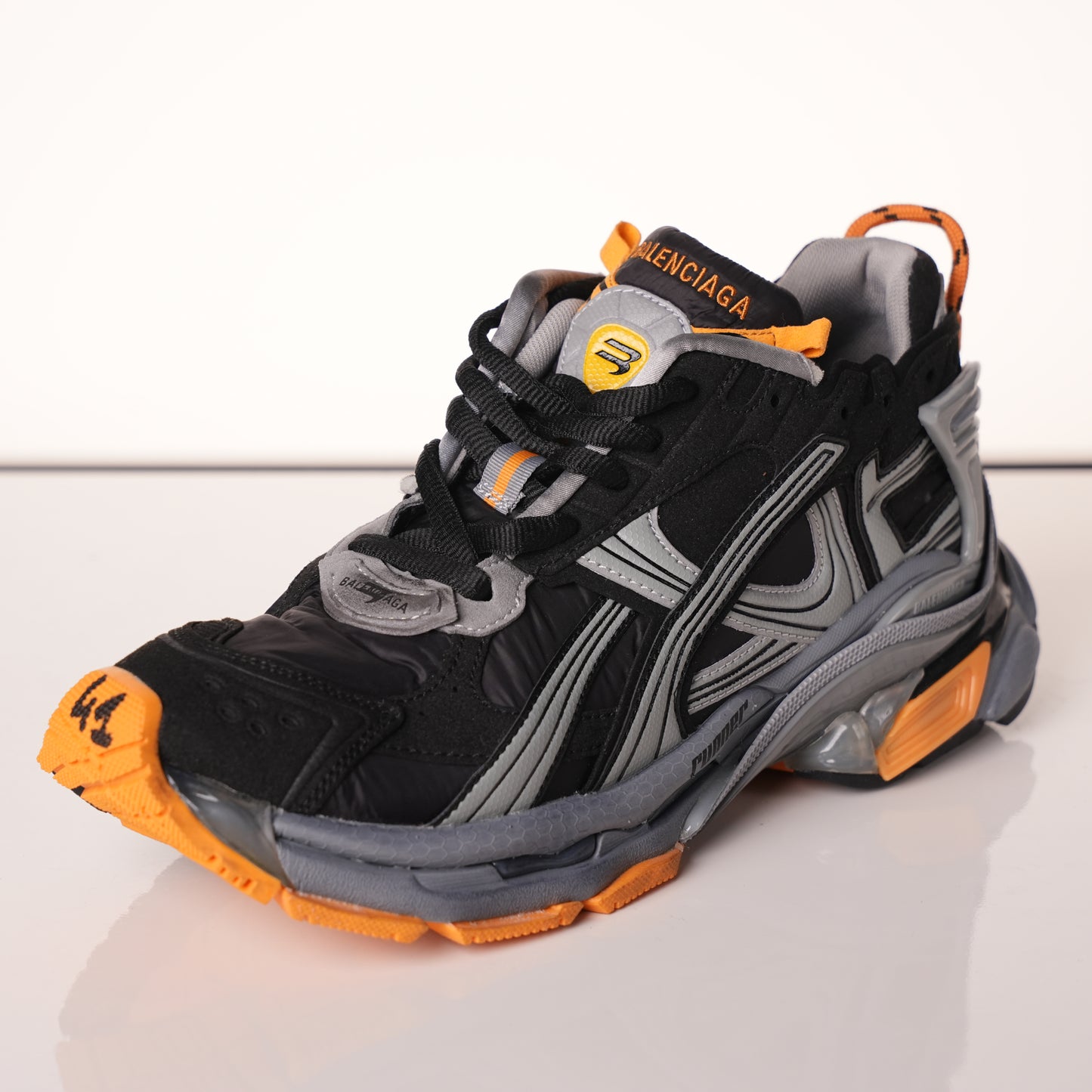 Balenciaga Runner Sneaker 'Black Fluo Orange' 772774 W3RNY 1878